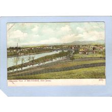 New Jersey Belvidere Panoramic View Of Belvidere NJ~2836