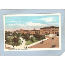 Rhode Island Providence Union Station & Park Street Scene Intersection w/O~904