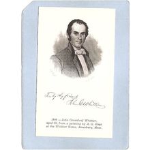 MA Amesbury John Greenleaf Whittier Aged 39 ma_box1~36