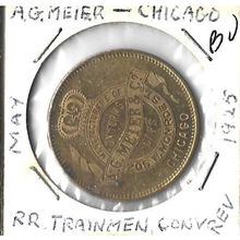1925 A.G. Meier-Chicago R.R, Trainmen Convention BU