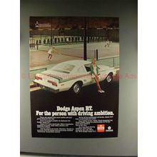 1976 Dodge Aspen R/T Car Ad - For Driving Ambition!