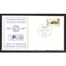 Cover Canada 100 years Philately CAPEX '87 (Cachet-U/A) Box0150