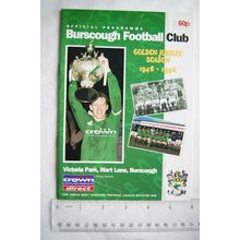 1996 programme Burscough v. Atherton Collieries, North West Counties League
