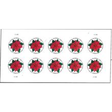Global Poinsettia Sheet - 10 International First Class - Stamps Scott 5311