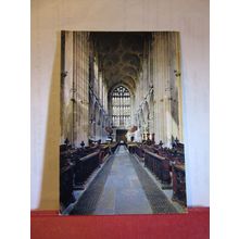 BATH ABBEY, SOMERSET vintage used postcard J Arthur Dixon SOM. 5. 1957 pm =