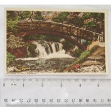 vintage postcard New Bridge & Falls, Glenariffe