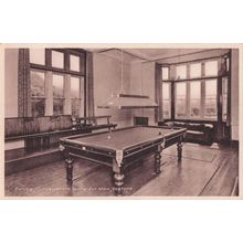 Snooker Table at Surrey Convalescent Home For Men Seaford Postcard