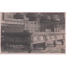 Byrkley Lodge Greek Roman Billiard Table Room Staffs Old Postcard