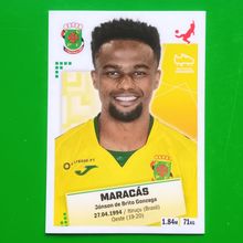 Maracas STICKER #205 Panini FUTEBOL 2020 2021 Pacos de Ferreira