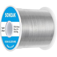 60/40 Tin Lead Solder Wire, Reliable Wire Soldering for Electronics, Plumbing, a