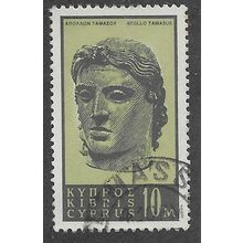 CYP 1962 10m 'BRONZE HEAD OF APOLLO' FINE USED (EBID56-381)