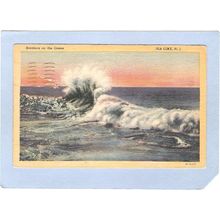 New Jersey Sea Girt Breakers On The Ocean~1598