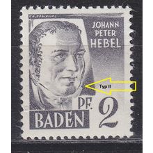 GERMANY Alliiert Franz. Zone [Baden] MiNr 0001 yv II ( **/mnh ) [01]