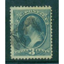 Used 184 3c George Washington Barely Clears M00505
