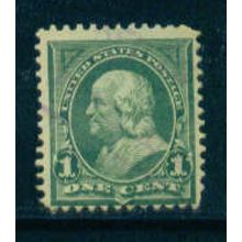 Used 279 1c Benjamin Franklin Average M04281