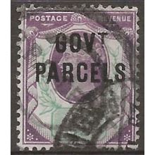 1887 O65 1 1/2d Purple & Green Govt Parcel Official Good/Fine Used . .