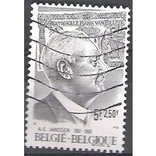 Belgique 1977 Michel 1929 O Cote (2008) 0.50 € Albert Edouard Janssen Homme Etat