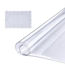 Clear Table Cover Protector, 18" x 36"/457 x 925.4 mm Table Cover, 1.5 mm Th...
