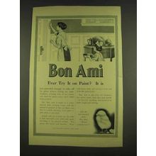 1913 Bon Ami Cleanser Ad - Ever Try It On Paint?