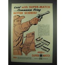 1952 Western Super Match Ammunition Ad - Commence