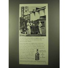 1968 Jack Daniel's Whiskey Ad - We Always Welcome