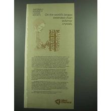 1974 Allied Chemical Large Monocrystals Ad