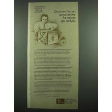 1974 Allied Chemical Barrett Spectrometer Ad
