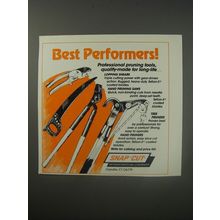 1990 Snap-Cut Ad - Lopping Shears, Hand Pruning Saws, Tree Pruners