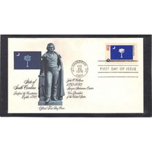 FDC Fleetwood 1640 13c South Carolina (Cachet-U/A) CV01215