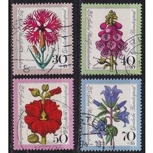 GERMANY BUND [1974] MiNr 0818-21 ( O/used ) Blumen