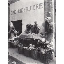 French WW1 Epicerie Grocers Grocery Paris Postcard