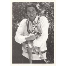 Derek Randall Nottinghamshire English Cricket Team Cuddling Animal Card Postcard