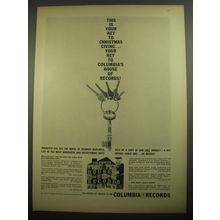 1956 Columbia Records Ad - This is your key to Christmas giving