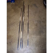1975 DODGE SPORTSMAN ROYAL VAN SIDE TRIM OEM SHORTY 4 PCS OEM 1974