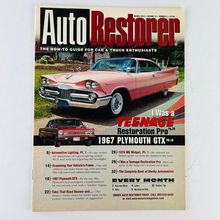 Auto Restorer Magazine March 2010 Vol 22 No 3 1967 Plymouth GTX Cover