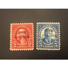 ICOLLECTZONE US 647-648 VF hinged Nice CV $15