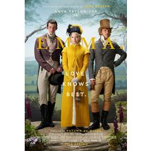 Emma. (2020)_2 Movie Film Poster Canvas iconic design