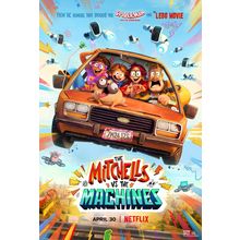 The Mitchells vs. the Machines (1) Poster Canvas Movie Film Print A0 A1 A2 A3 A4
