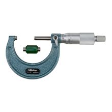 Mitutoyo 103-132 - 1 - 2" Outside Micrometer .0001 RA Baked Enamel, Ratchet Stop