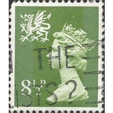 WALES, QE II, Machin, green 1976, 8½p