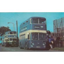 Lees Road Ashton Mossley 1 Northern Counties Leyland Bus Vintage Photo Postcard