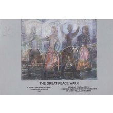 The Great Peace Walk Russia Soviet Leningrad Moscow Event Souvenir Postcard