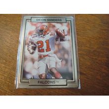 1990 Action Packed, HOF, DEION SANDERS, #9, Falcons