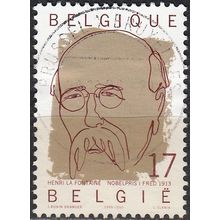 Belgique 1999 Michel 2890 O Cote (2008) 0.50 € Henri La Fontaine Cachet rond