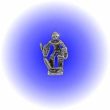 Small Hockey Goalie Pewter Figurine