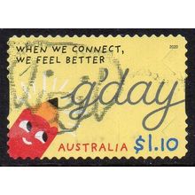 Australia 2020 When We Connect, We Feel Better - "g'day" $1.10 s/a Used