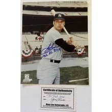 Tom Tresh (d. '08) Signed Autographed "1962 AL ROY" Glossy 8x10 New York Yankees