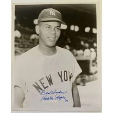 Hector Lopez (d. 2022) Signed Autographed Vintage 8x10 New York Yankees