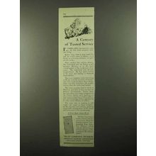 1922 ABA Trust Company Division Ad - Tested Service