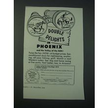 1952 Phoenix Arizona Ad - Double Delights